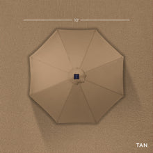 Load image into Gallery viewer, 10ft Solar LED Lighted Patio Umbrella w/ Tilt Adjustment, Fade-Resistance