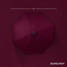 Load image into Gallery viewer, 10ft Solar LED Lighted Patio Umbrella w/ Tilt Adjustment, Fade-Resistance
