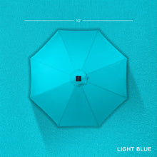 Load image into Gallery viewer, 10ft Solar LED Lighted Patio Umbrella w/ Tilt Adjustment, Fade-Resistance