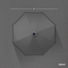 Load image into Gallery viewer, 10ft Solar LED Lighted Patio Umbrella w/ Tilt Adjustment, Fade-Resistance