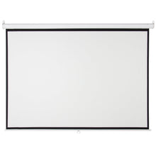 Load image into Gallery viewer, 119in HD Pull Down Manual Projector Screen - White
