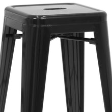 Load image into Gallery viewer, 30in Set of 2 Industrial Metal Bar Stools
