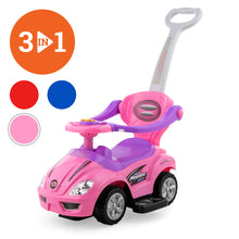 Load image into Gallery viewer, 3-in-1 Kids Push Car w/ Handle and Horn
