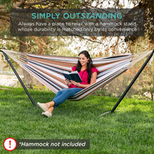 Load image into Gallery viewer, 9ft Portable Heavy-Duty Steel Hammock Stand w/ Carrying Case
