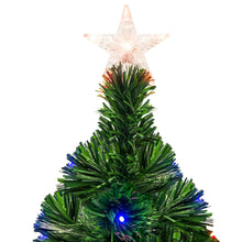 Load image into Gallery viewer, 7ft Fiber Optic Artificial Christmas Pine Tree w/ 280 Lights, Stand
