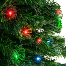 Load image into Gallery viewer, 7ft Fiber Optic Artificial Christmas Pine Tree w/ 280 Lights, Stand
