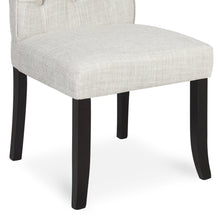 Load image into Gallery viewer, Set of 2 Tufted Parsons Dining Chairs - White
