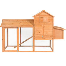 Load image into Gallery viewer, 80in Wooden Chicken Coop
