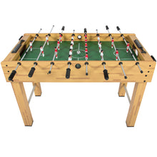 Load image into Gallery viewer, 48in Foosball Soccer Arcade Game Table w/ Built-In Cup Holders, 2 Balls
