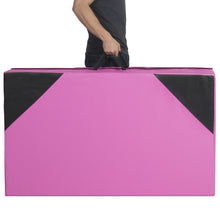 Load image into Gallery viewer, 8ft 4-Panel Folding Foam Gym Exercise Floor Mat w/ Carrying Handles
