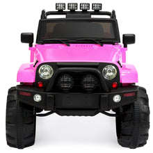 Load image into Gallery viewer, 12V Kids Ride-On Truck Car Toy w/ 3 Speeds, LED Lights, Remote Control, Aux
