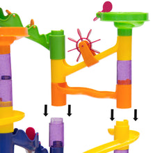 Load image into Gallery viewer, 105-Piece Kids STEM Marble Run Coaster Track Toy Set
