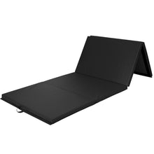 Load image into Gallery viewer, 10ft 4-Panel Folding Foam Gym Exercise Floor Mat w/ Carrying Handles
