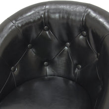 Load image into Gallery viewer, Adjustable Tufted Round Swivel Accent Chair
