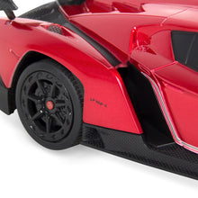 Load image into Gallery viewer, 1/24 Kids RC Lamborghini Veneno Racing Car Toy w/ Lights, Shock Suspension
