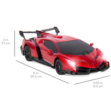 Load image into Gallery viewer, 1/24 Kids RC Lamborghini Veneno Racing Car Toy w/ Lights, Shock Suspension
