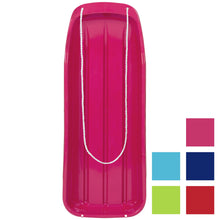 Load image into Gallery viewer, 48in Kids Toboggan Snow Sled Board w/ Pull Rope, Curved Edges
