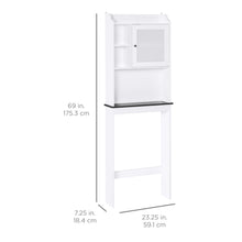 Load image into Gallery viewer, Over-the-Toilet Bathroom Storage Cabinet w/ 1 Door
