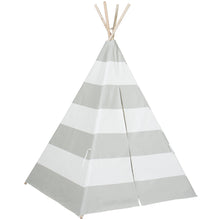 Load image into Gallery viewer, 6ft Kids Pretend Cotton Teepee Play Tent w/ Mesh Window, Carrying Case
