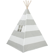 Load image into Gallery viewer, 6ft Kids Pretend Cotton Teepee Play Tent w/ Mesh Window, Carrying Case
