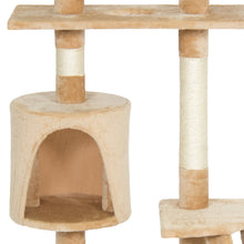 Load image into Gallery viewer, 59&quot; Pet Play House Cat Tree Scratcher Condo Furniture
