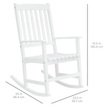 Load image into Gallery viewer, Traditional Wooden Rocking Chair
