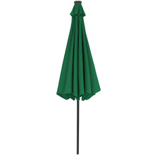 Load image into Gallery viewer, 10ft Solar Patio Umbrella w/ USB Charger, Portable Power Bank
