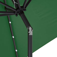 Load image into Gallery viewer, 10ft Solar Patio Umbrella w/ USB Charger, Portable Power Bank
