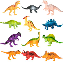 Load image into Gallery viewer, 12-Pack Kids Dinosaur Toy Figure Play Set
