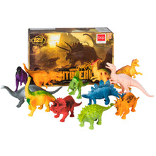 Load image into Gallery viewer, 12-Pack Kids Dinosaur Toy Figure Play Set
