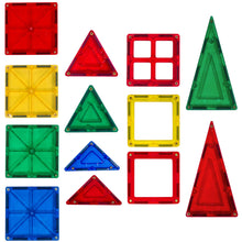 Load image into Gallery viewer, 32-Piece Kids Magnetic Building Tiles Toy Set w/ Carrying Case
