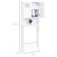 Load image into Gallery viewer, Double Door Over-the-Toilet Bathroom Storage Cabinet
