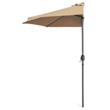 Load image into Gallery viewer, 9ft Half Patio Umbrella w/ Crank
