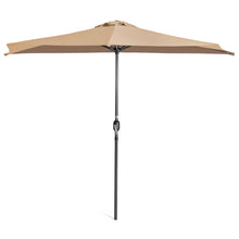 Load image into Gallery viewer, 9ft Half Patio Umbrella w/ Crank
