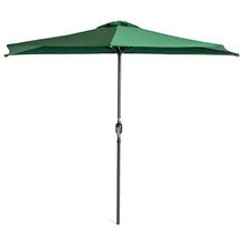 Load image into Gallery viewer, 9ft Half Patio Umbrella w/ Crank
