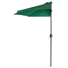 Load image into Gallery viewer, 9ft Half Patio Umbrella w/ Crank
