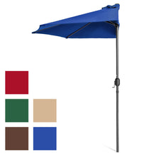 Load image into Gallery viewer, 9ft Half Patio Umbrella w/ Crank
