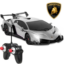 Load image into Gallery viewer, 1/24 Kids RC Lamborghini Veneno Racing Car Toy w/ Lights, Shock Suspension
