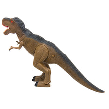 Load image into Gallery viewer, 21in Walking Tyrannosaurus Rex Dinosaur Toy - Brown
