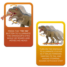 Load image into Gallery viewer, 21in Walking Tyrannosaurus Rex Dinosaur Toy - Brown
