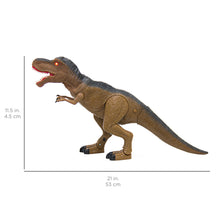 Load image into Gallery viewer, 21in Walking Tyrannosaurus Rex Dinosaur Toy - Brown
