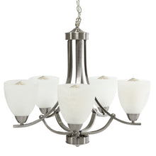 Load image into Gallery viewer, 5-Light Chandelier - Brushed Nickel
