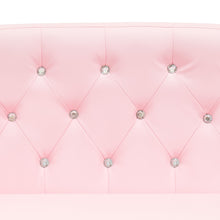 Load image into Gallery viewer, Upholstered Tufted Mini Sofa Couch for Kids, Nursery, Playrooms w/ Gem Studs
