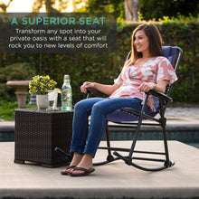 Load image into Gallery viewer, Foldable Zero Gravity Patio Rocking Lounge Chair
