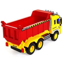 Load image into Gallery viewer, 1/16 Scale Kids Push-and-Go Friction Powered Garbage Dump Truck Toy
