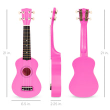 Load image into Gallery viewer, Acoustic Soprano Basswood Ukulele Starter Kit w/ Bag, Strap, Tuner
