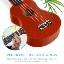 Load image into Gallery viewer, Acoustic Soprano Basswood Ukulele Starter Kit w/ Bag, Strap, Tuner
