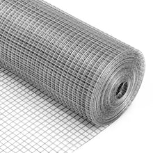 Load image into Gallery viewer, 3x50ft Multipurpose 19-Gauge Galvanized Welded Chicken Wire Mesh Fence
