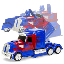 Load image into Gallery viewer, 27MHz Transforming Semi-Truck Robot RC Toy w/ Dance Modes, Music
