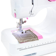 Load image into Gallery viewer, 6V Compact Foot Pedal Sewing Machine w/ 12 Stitch Patterns
